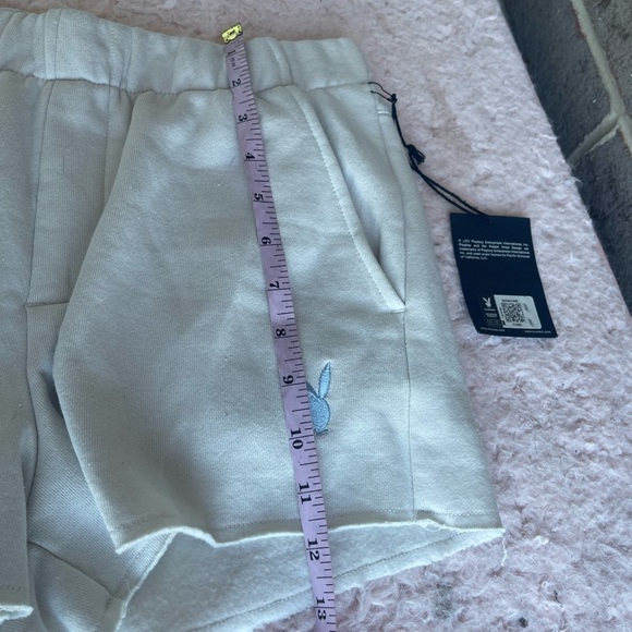 pacsun grey cutoff playboy bunny sweat shorts size small NWT - Picture 5 of 5